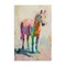 Stupell Industries Sunset Hued Horse Canvas Wall Art Design by Petal Prints Design